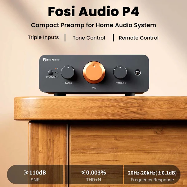 Fosi Audio P4 Mini Preamplifier
